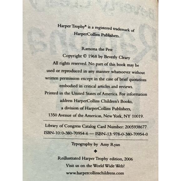 Ramona the Pest - Book by Beverly Cleary - Picture 5 of 5